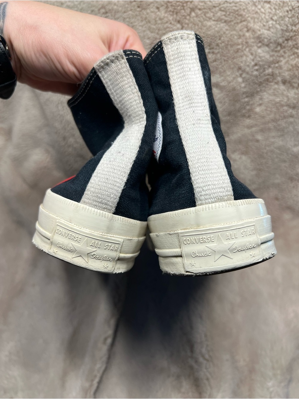 Converse x PLAY Comme des Garçons Chuck high-top sneakers - Picture 6 of 8